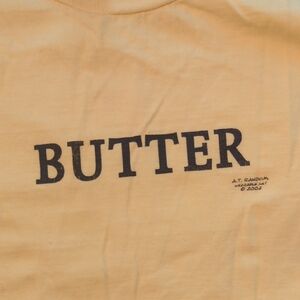 Hanes Yellow Cotton Tee